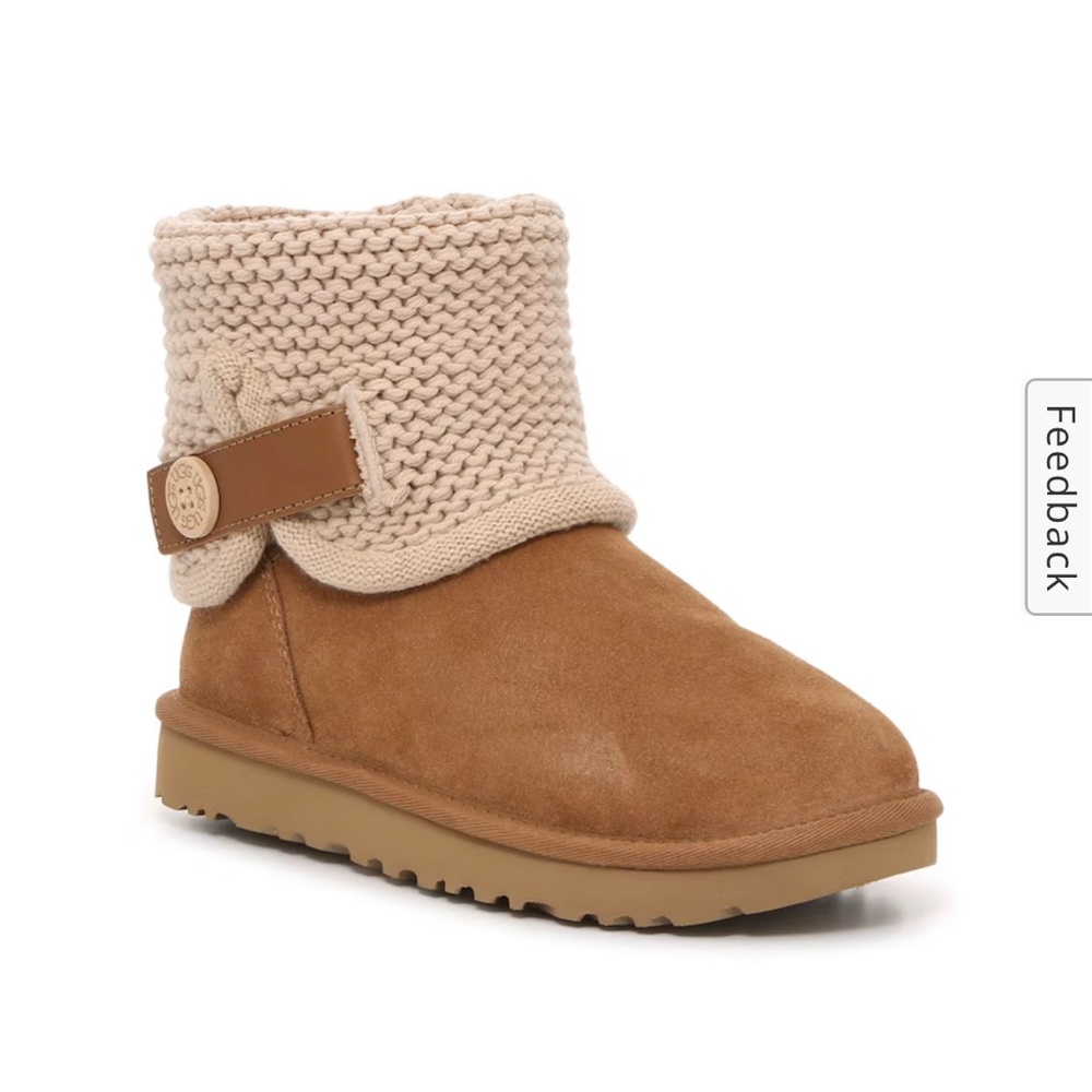 UGG Shaina Crochet Cuff Boot